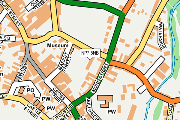 NP7 5NB map - OS OpenMap – Local (Ordnance Survey)