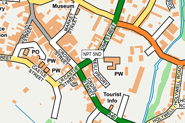 NP7 5ND map - OS OpenMap – Local (Ordnance Survey)