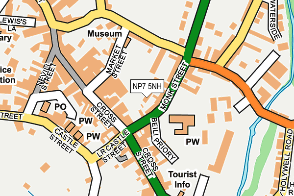 NP7 5NH map - OS OpenMap – Local (Ordnance Survey)