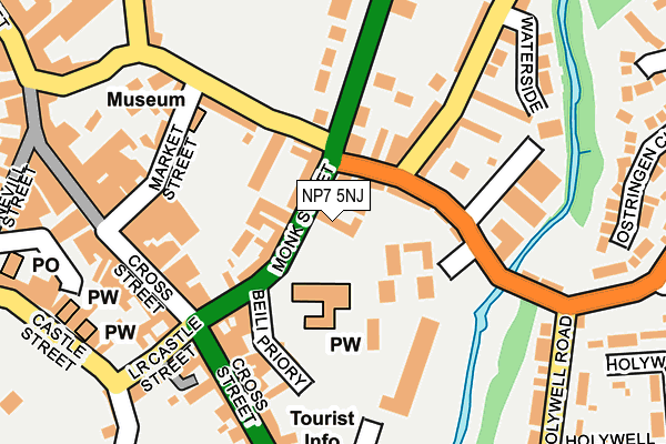NP7 5NJ map - OS OpenMap – Local (Ordnance Survey)
