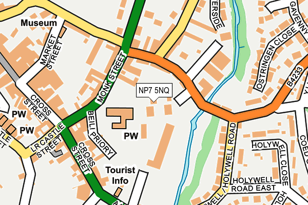 NP7 5NQ map - OS OpenMap – Local (Ordnance Survey)