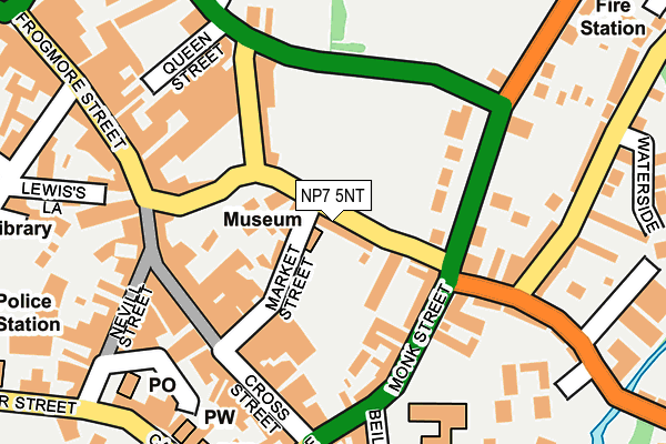 NP7 5NT map - OS OpenMap – Local (Ordnance Survey)