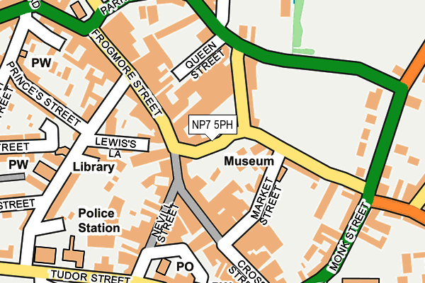 NP7 5PH map - OS OpenMap – Local (Ordnance Survey)