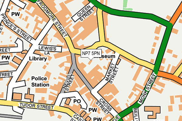 NP7 5PN map - OS OpenMap – Local (Ordnance Survey)