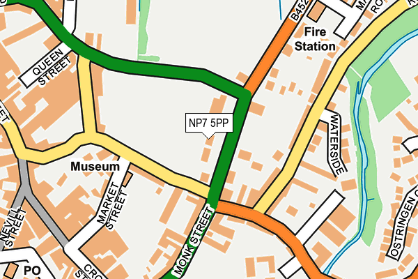 NP7 5PP map - OS OpenMap – Local (Ordnance Survey)
