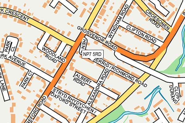 NP7 5RD map - OS OpenMap – Local (Ordnance Survey)