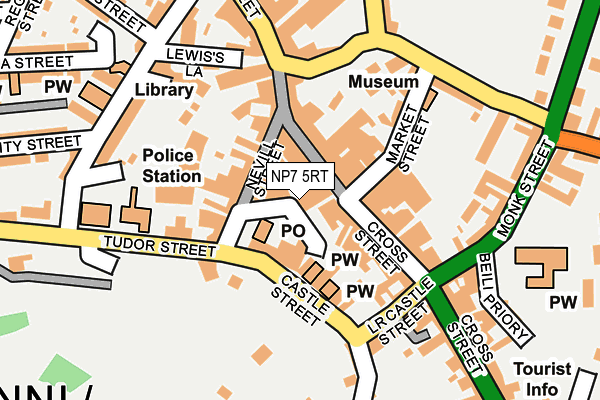 NP7 5RT map - OS OpenMap – Local (Ordnance Survey)