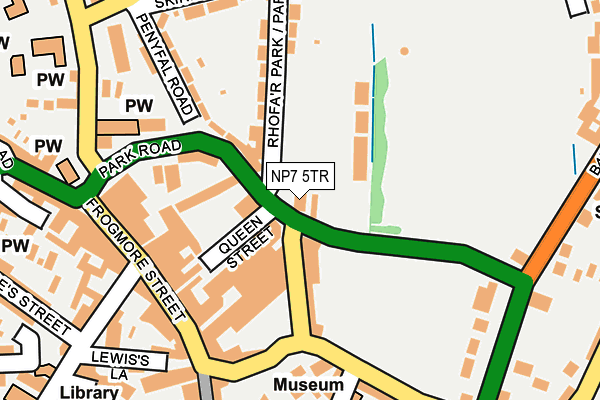 NP7 5TR map - OS OpenMap – Local (Ordnance Survey)