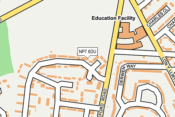 NP7 6DU map - OS OpenMap – Local (Ordnance Survey)