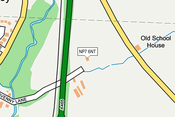 NP7 6NT map - OS OpenMap – Local (Ordnance Survey)