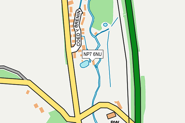 NP7 6NU map - OS OpenMap – Local (Ordnance Survey)