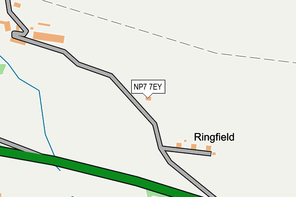 NP7 7EY map - OS OpenMap – Local (Ordnance Survey)