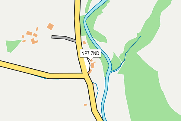 NP7 7ND map - OS OpenMap – Local (Ordnance Survey)