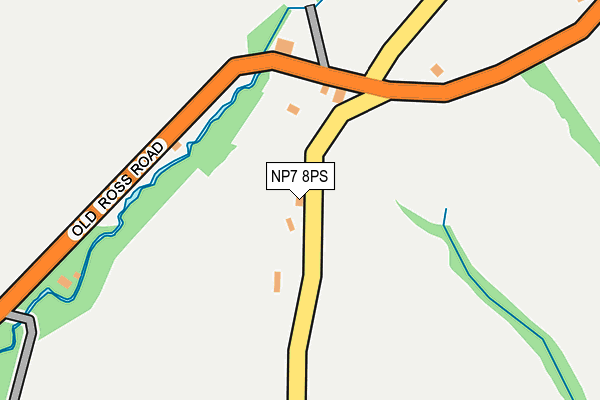 NP7 8PS map - OS OpenMap – Local (Ordnance Survey)