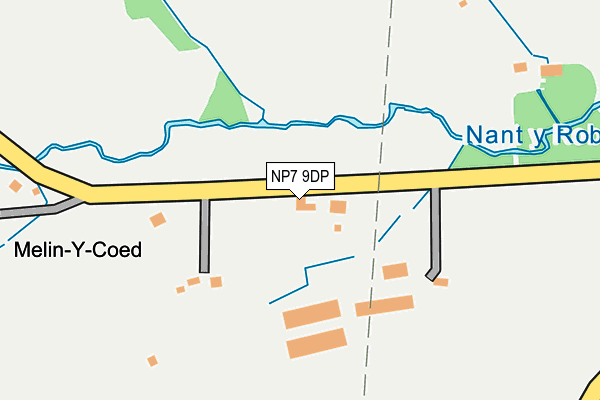 NP7 9DP map - OS OpenMap – Local (Ordnance Survey)