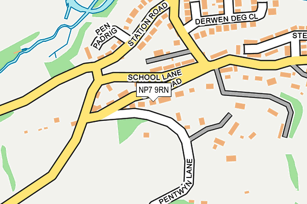 NP7 9RN map - OS OpenMap – Local (Ordnance Survey)