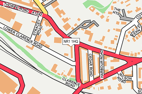 NR1 1HQ map - OS OpenMap – Local (Ordnance Survey)