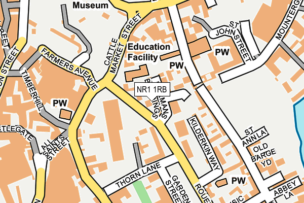 Map of SECURILEC UK LIMITED at local scale