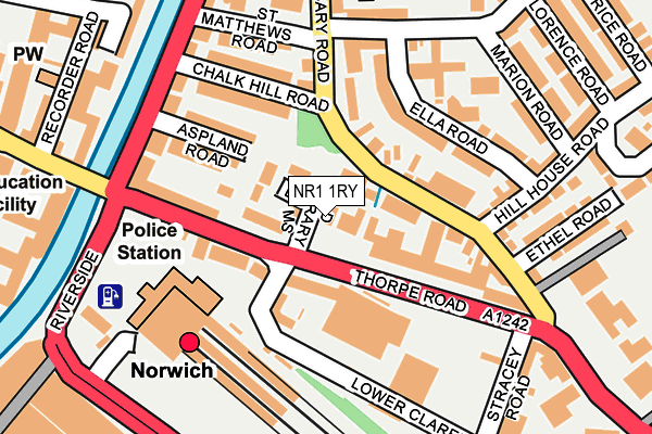 Map of SPARKLE NORWICH LTD at local scale