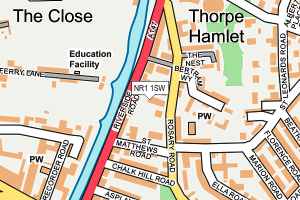 Map of CLAXTON ENGINEERING SERVICES LIMITED at local scale