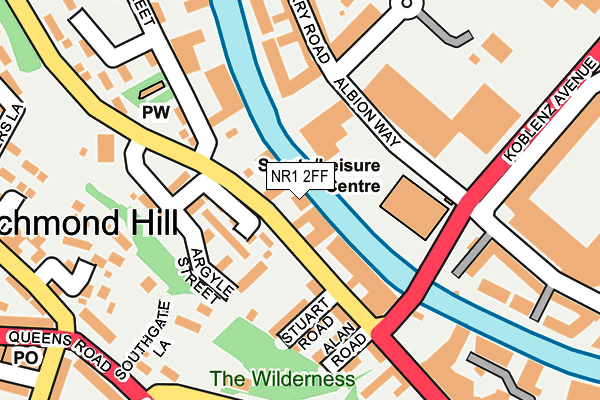 NR1 2FF map - OS OpenMap – Local (Ordnance Survey)