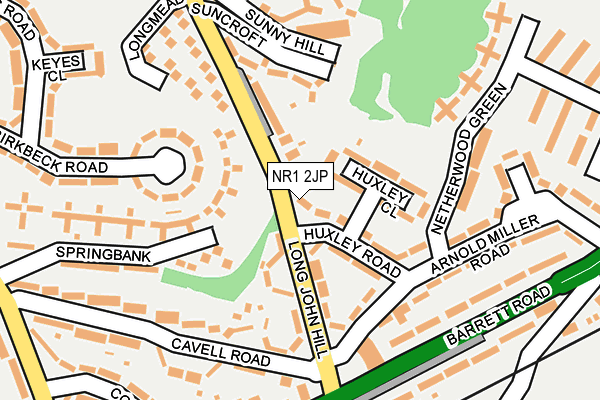 NR1 2JP map - OS OpenMap – Local (Ordnance Survey)