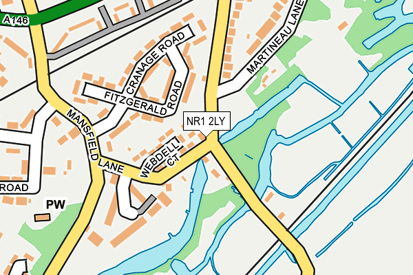 NR1 2LY map - OS OpenMap – Local (Ordnance Survey)