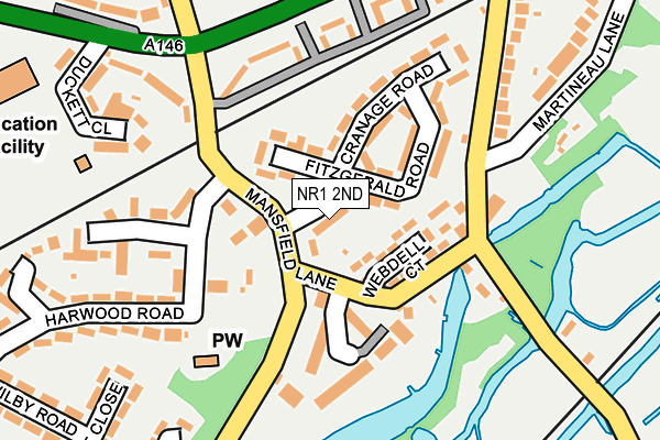 NR1 2ND map - OS OpenMap – Local (Ordnance Survey)