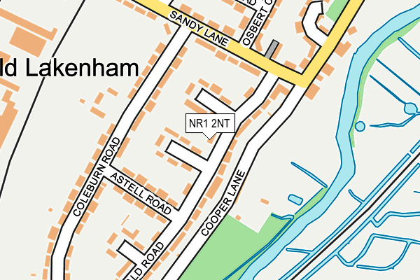 NR1 2NT map - OS OpenMap – Local (Ordnance Survey)