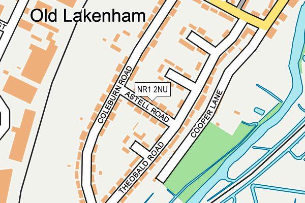 NR1 2NU map - OS OpenMap – Local (Ordnance Survey)