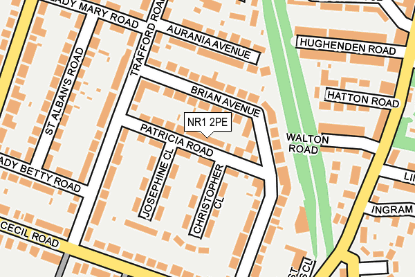 NR1 2PE map - OS OpenMap – Local (Ordnance Survey)