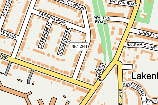 NR1 2PH map - OS OpenMap – Local (Ordnance Survey)