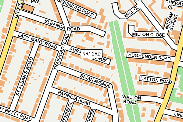 NR1 2RD map - OS OpenMap – Local (Ordnance Survey)