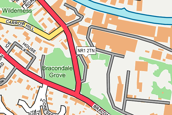 NR1 2TN map - OS OpenMap – Local (Ordnance Survey)