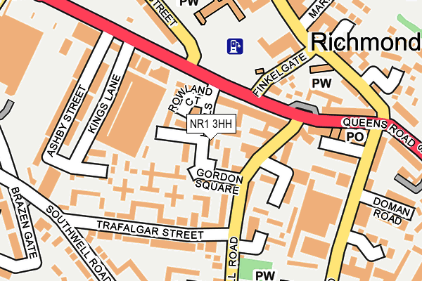 NR1 3HH map - OS OpenMap – Local (Ordnance Survey)