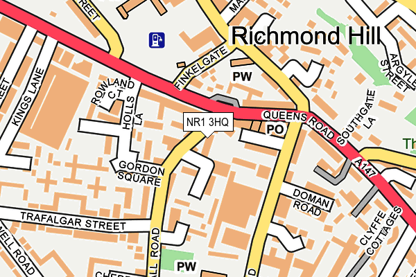NR1 3HQ map - OS OpenMap – Local (Ordnance Survey)