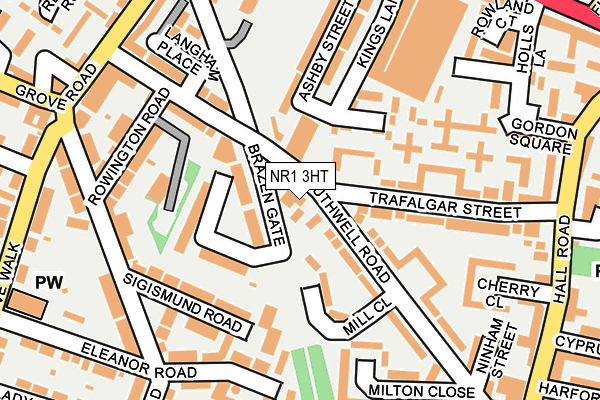 NR1 3HT map - OS OpenMap – Local (Ordnance Survey)