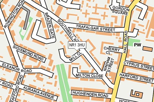 NR1 3HU map - OS OpenMap – Local (Ordnance Survey)