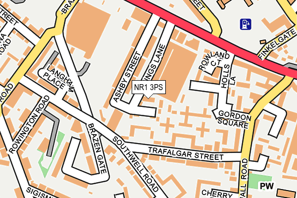 NR1 3PS map - OS OpenMap – Local (Ordnance Survey)