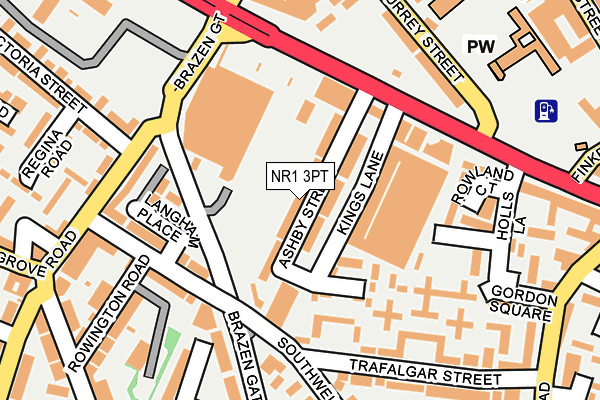 NR1 3PT map - OS OpenMap – Local (Ordnance Survey)
