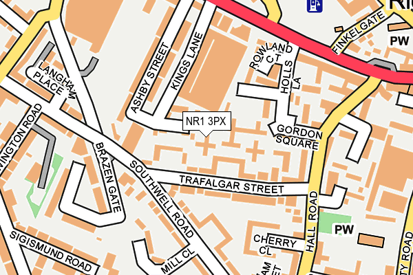 NR1 3PX map - OS OpenMap – Local (Ordnance Survey)
