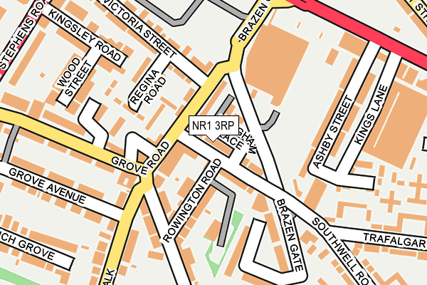 NR1 3RP map - OS OpenMap – Local (Ordnance Survey)