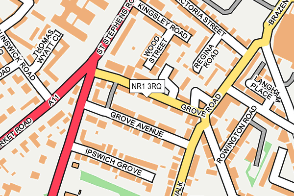 NR1 3RQ map - OS OpenMap – Local (Ordnance Survey)