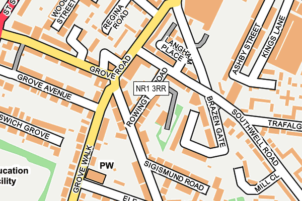 NR1 3RR map - OS OpenMap – Local (Ordnance Survey)