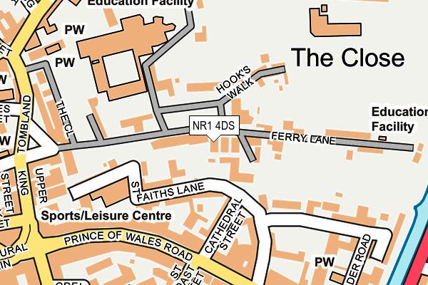 Map of C & D HEATING AND GAS SERVICES LTD at local scale