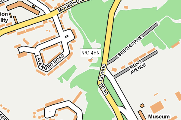 NR1 4HN map - OS OpenMap – Local (Ordnance Survey)
