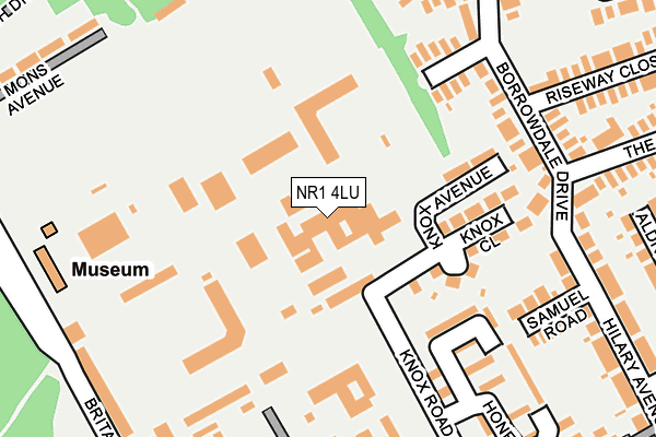 NR1 4LU map - OS OpenMap – Local (Ordnance Survey)