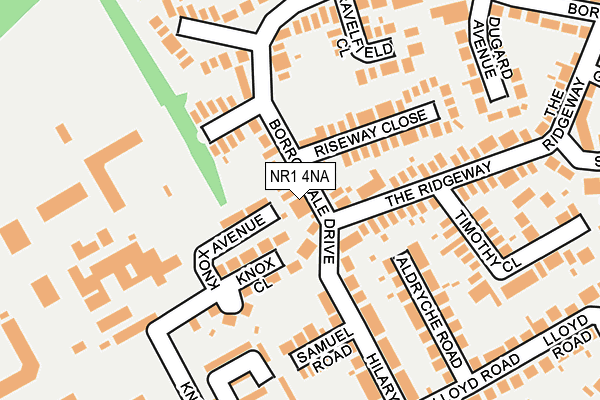 NR1 4NA map - OS OpenMap – Local (Ordnance Survey)