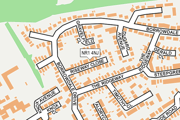 NR1 4NJ map - OS OpenMap – Local (Ordnance Survey)