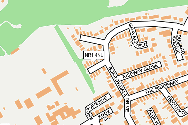 NR1 4NL map - OS OpenMap – Local (Ordnance Survey)